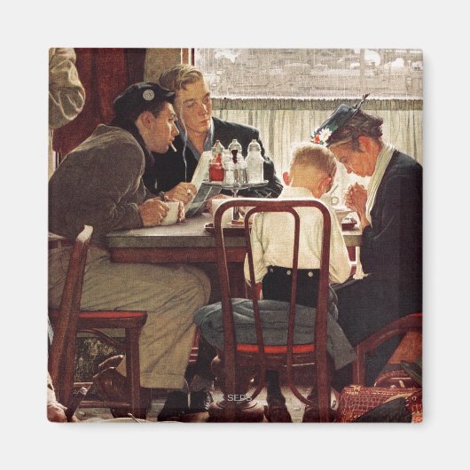 Gezegde Grace van Norman Rockwell Magneet (Voorkant)