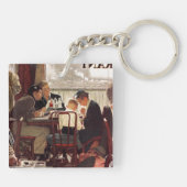 Gezegde Grace van Norman Rockwell Sleutelhanger (Achterkant)
