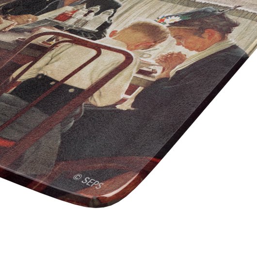 Gezegde Grace van Norman Rockwell Snijplank (Hoek)