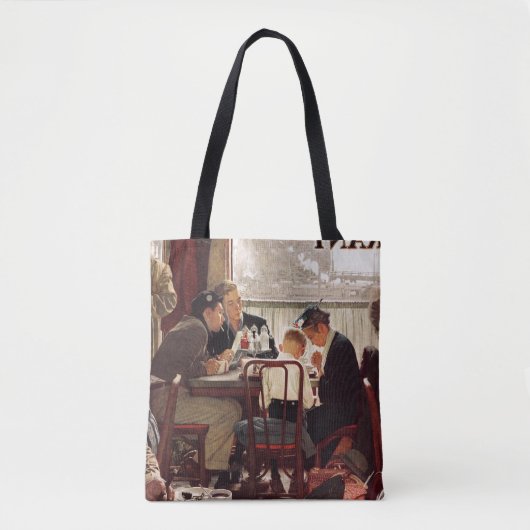 Gezegde Grace van Norman Rockwell Tote Bag (Voorkant)