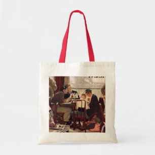 Gezegde Grace van Norman Rockwell Tote Bag
