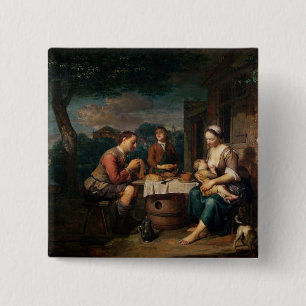 Gezegde Grace Vierkante Button 5,1 Cm