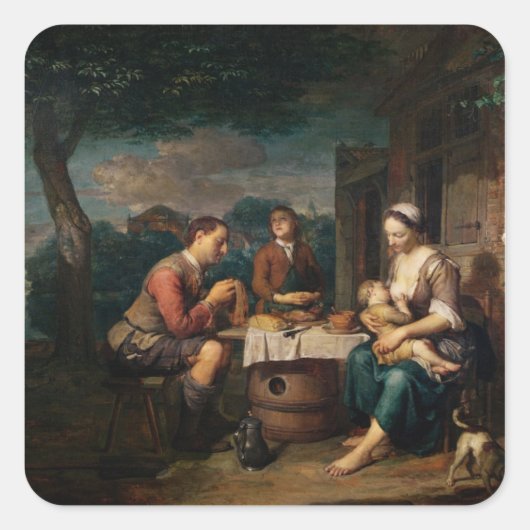 Gezegde Grace Vierkante Sticker (Voorkant)