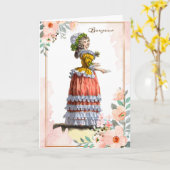 Gezegde Hallo Marie Antoinette Friendship Kaart (Gele Bloem)