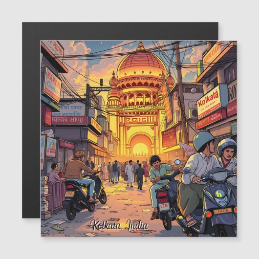 Gezegde Hallo uit India | Kolkata (Voorkant / Achterkant)