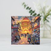 Gezegde Hallo uit India | Kolkata Kaart (Staand voorkant)