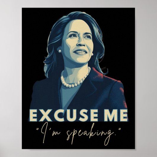 Gezegde Harris 2024 Kamala Harris voor President Poster (Voorkant)