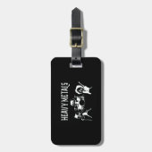 Gezegde Heavy Metals Rocks Chemistry Gift Bagagelabel (Voorkant verticaal)