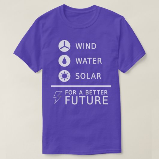 Gezegde hernieuwbare energie 3 t-shirt (Design voorkant)