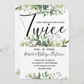 Gezegde het Tweemaal-stemmen vernieuwing Kaart (Voorkant / Achterkant)