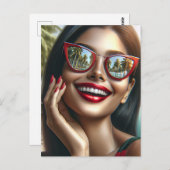 Gezegde Hi van een vakantie Briefkaart (Voorkant / Achterkant)