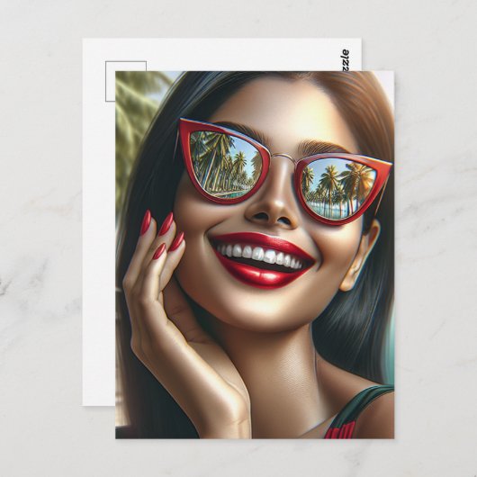 Gezegde Hi van een vakantie Briefkaart (Voorkant / Achterkant)