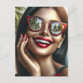 Gezegde Hi van een vakantie Briefkaart (Voorkant)