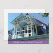 Gezegde Hi van Martha's Vineyard Briefkaart (Voorkant / Achterkant)