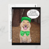 Gezegde Iers Lab Briefkaart (Voorkant / Achterkant)