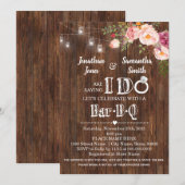 Gezegde Ik maak barbeque op de bar bruiloft Kaart (Voorkant / Achterkant)