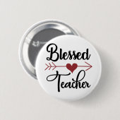gezegde leraar ronde button 5,7 cm (Voorkant /achterkant)