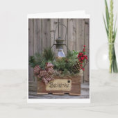 GEZEGDE "MERRY CHRISTMAS" NAAR "U" IS SPECIAAL FEESTDAGEN KAART (Voorkant)