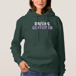 Gezegde met gekleurd hart Funny Raising Gentlemen Hoodie