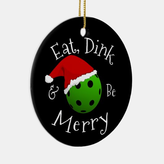 Gezegde met kerstbal keramisch ornament (Rechts)