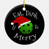 Gezegde met kerstbal keramisch ornament (Achterkant)