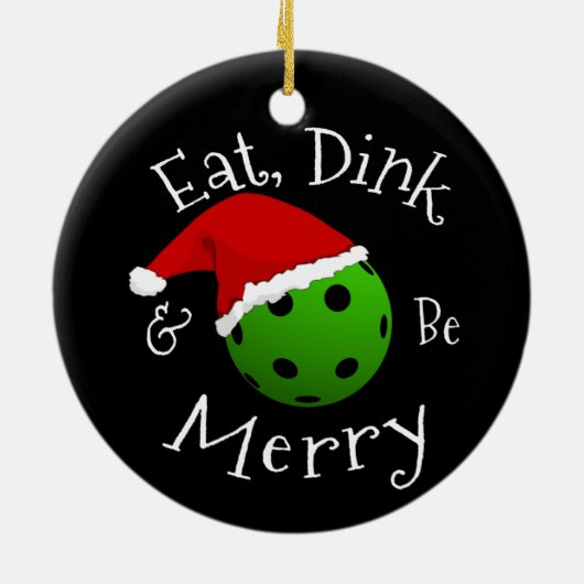 Gezegde met kerstbal keramisch ornament (Achterkant)