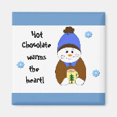 Gezegde met warme chocolade magneet (Voorkant)