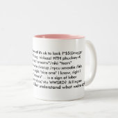 Gezegde mok 2 - (Voorkant rechts)