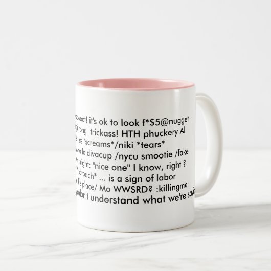 Gezegde mok 2 - (Voorkant rechts)