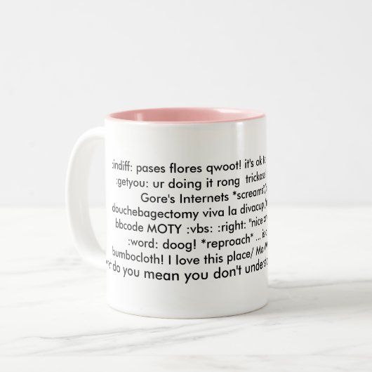 Gezegde mok 2 - (Voorkant links)