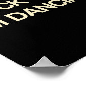 Gezegde Off I'm Dancing Funny Quote Party Lovers Poster (Hoek)