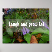 Gezegde poster lachen en dik maken (Voorkant)