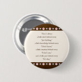 gezegde ronde button 5,7 cm (Voorkant /achterkant)