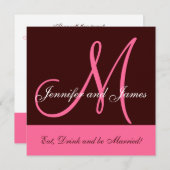 Gezegde Roze bruin Kaart (Voorkant / Achterkant)