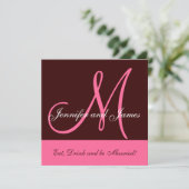 Gezegde Roze bruin Kaart (Staand voorkant)