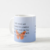 Gezegde Vaarwel met Humor en Jest Koffiemok (Voorkant links)