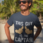 Gezegde van de grappige kapitein t-shirt