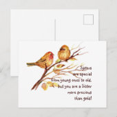 Gezegde van de Inspirerend liefdeszuszuster met pa Briefkaart (Voorkant / Achterkant)