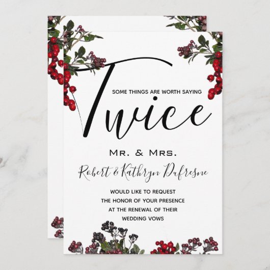 Gezegde van de winter met tweestrijd vernieuwing kaart (Voorkant / Achterkant)