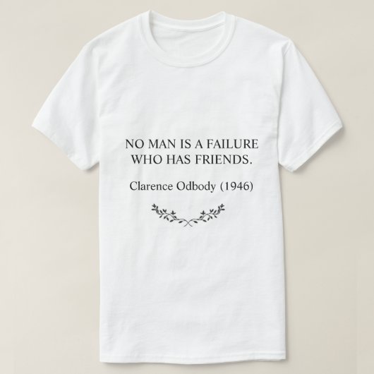 Gezegde van een Angel Mannen T-shirt (Design voorkant)