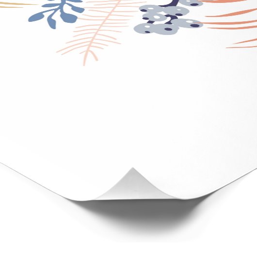 Gezegde van Elegant Floral Bouquet Girly Foto's Perfect Poster (Hoek)