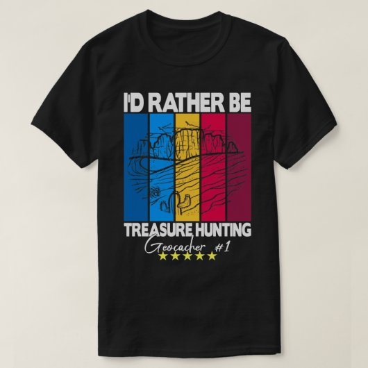 Gezegde van geocacher (1) t-shirt (Design voorkant)