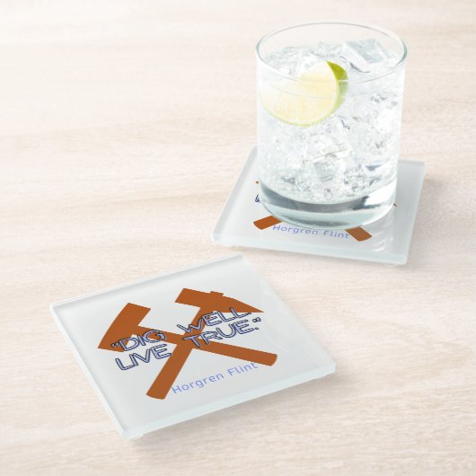 Gezegde van Hearthstone - Onderzetter van glas Glazen Onderzetter (Schuin)