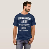 Gezegde van Janitor Custodian Funny T-shirt (Voorkant volledig)