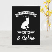 Gezegde van kattenwijn kaart (Gele Bloem)