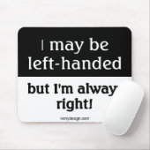 Gezegde van linkshandigen muismat (Met muis)