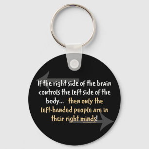 Gezegde van linkshandigen sleutelhanger