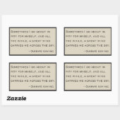 Gezegde van Ojibwe Rechthoekige Sticker (Vel)