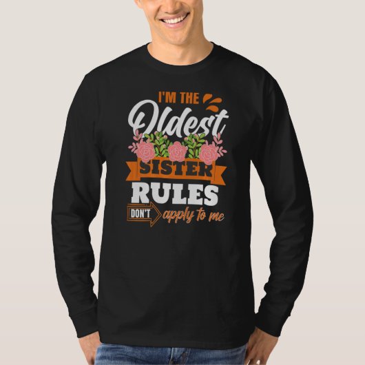 Gezegde van oudste zuster t-shirt (Voorkant)