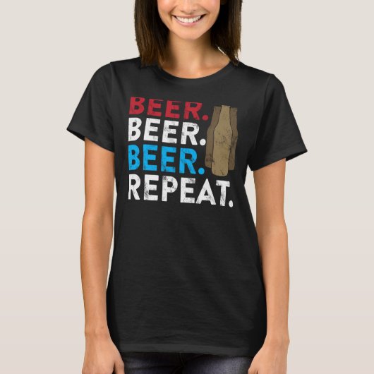 Gezegde van patriottische bier voor bier t-shirt (Voorkant)